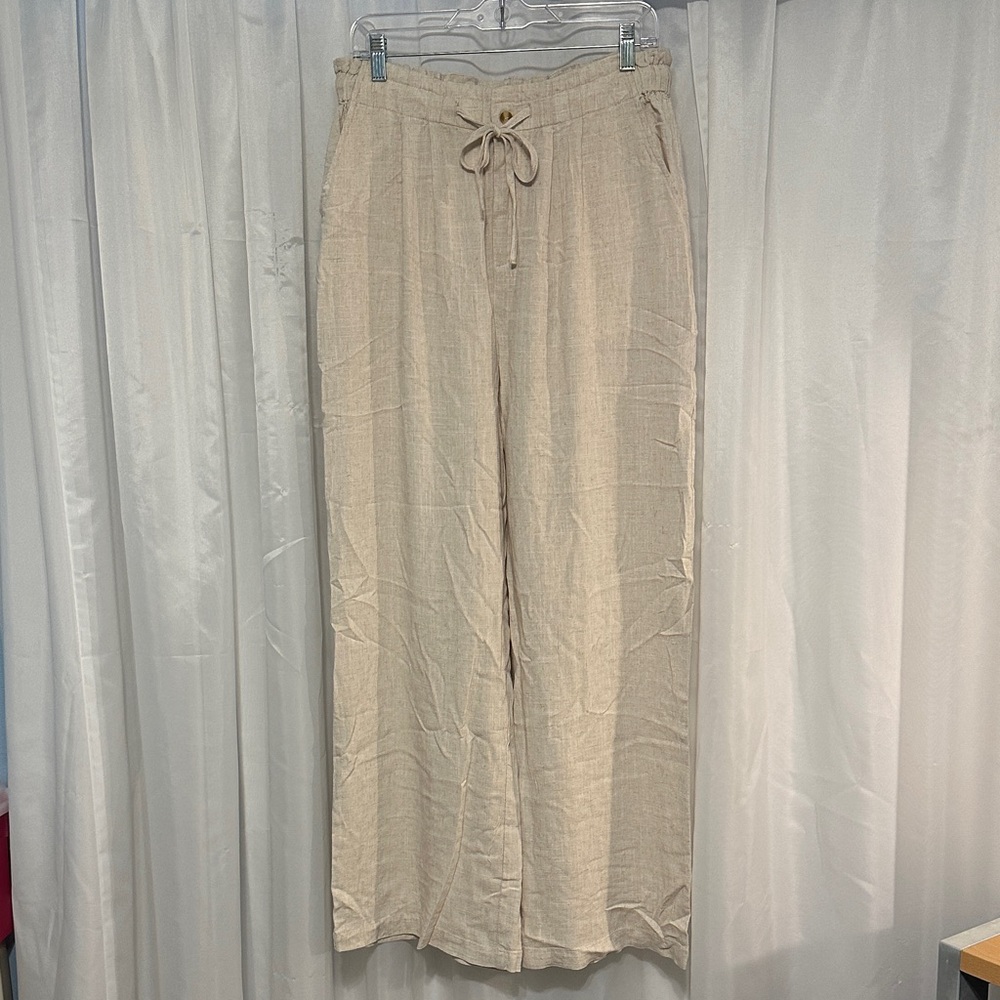 Thread & Supply Cream Wide Leg Pants